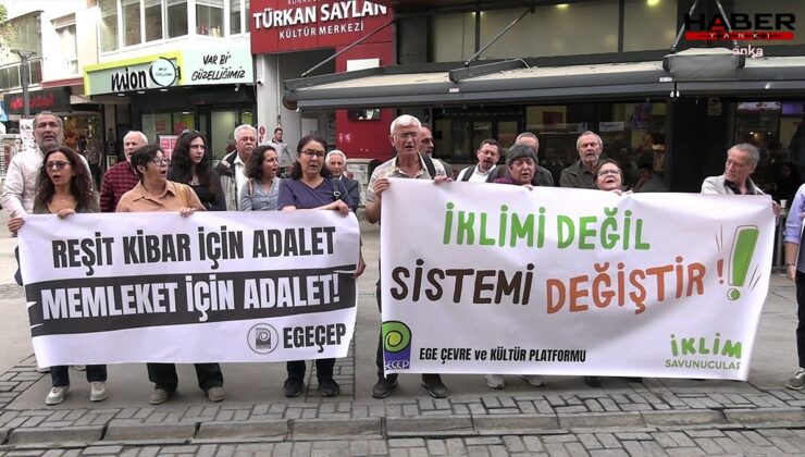 Çevre gönüllüleri Reşit Kibar için İzmir'den ses yükseltti