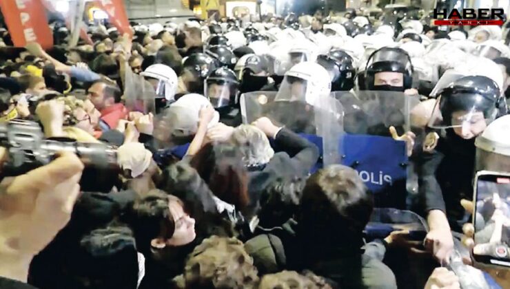 CHP’nin Filistin mitingine sert polis saldırısında yaralılar var