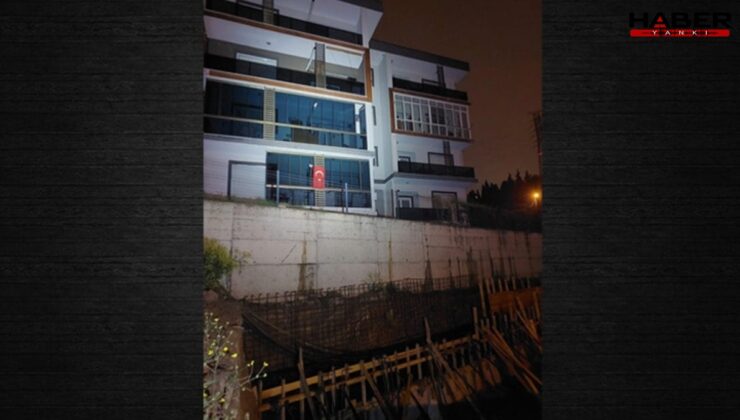 Çökme tehlikesi bulunan 4 katlı apartman boşaltıldı