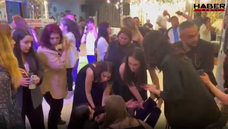 Depreme düğün salonunda yakalanan kadın bayıldı