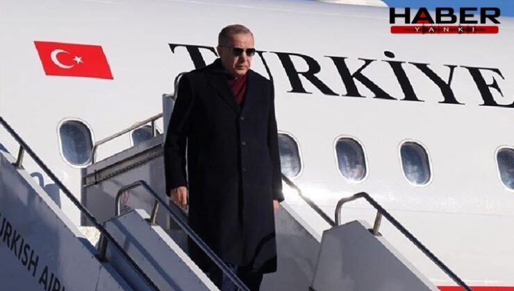 Erdoğan özel uçağıyla Roma'ya gitti