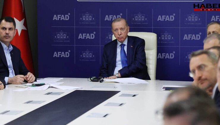 Erdoğan’dan deprem açıklaması: ‘Sıkıntılı bir durum gözükmemektedir’