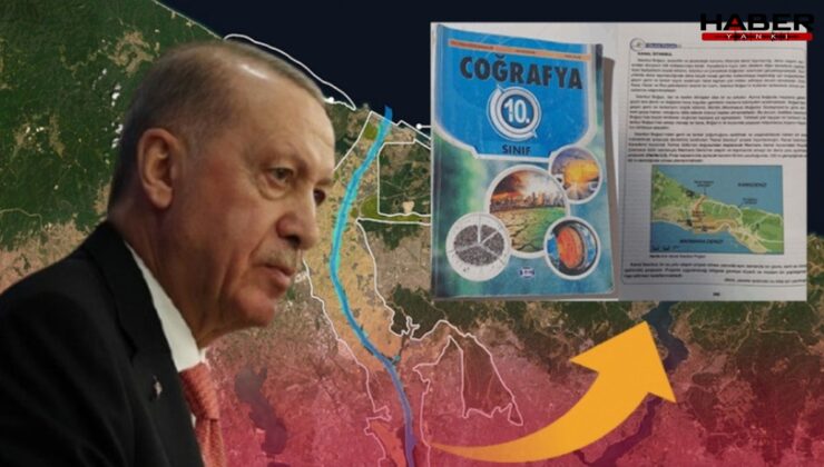 Erdoğan'ın 'Çılgın Projesi' 10. sınıf ders kitabında!