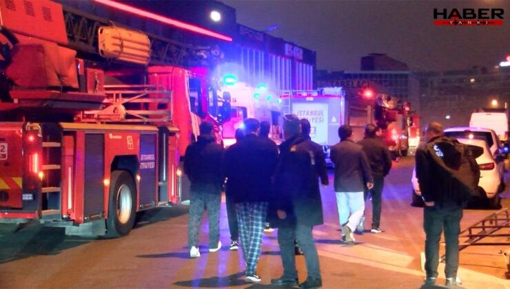 İstanbul'da oto galericiler sitesinde yangın