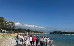Kemer’de yabancı uyruklu kadınlardan temizlik faaliyeti