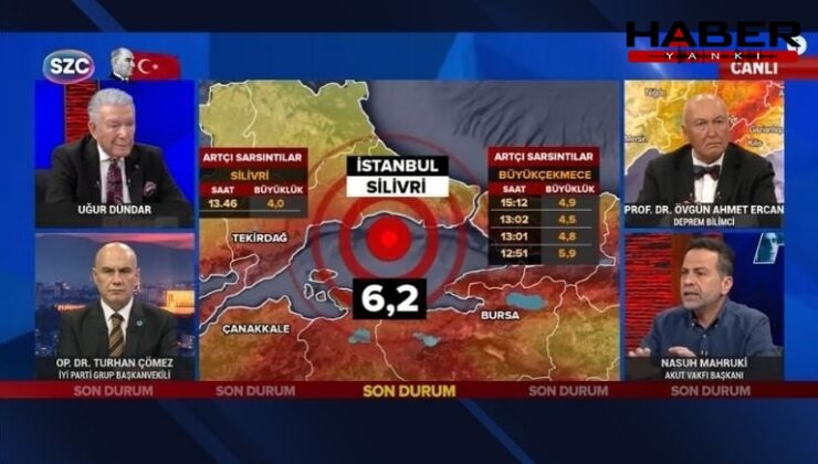 Nasuh Mahruki’den kritik yorum: 6,2’lik deprem bir uyarı!