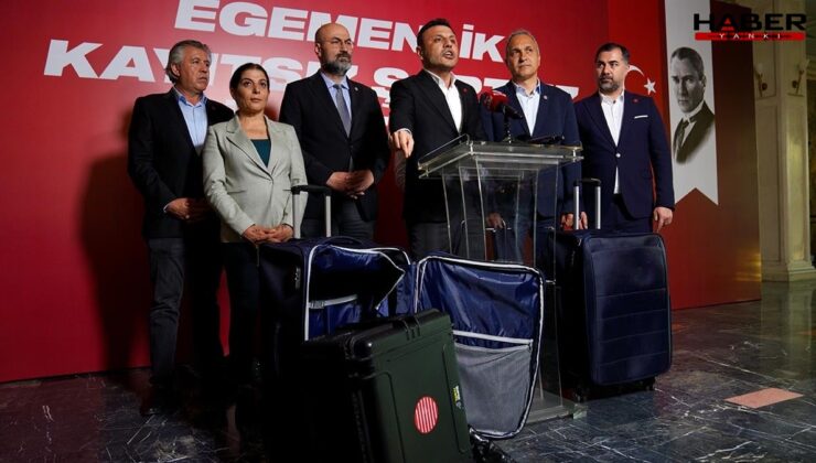 Özgür Çelik o bavulları tek tek açtı! Yandaş medya para dolu demişti