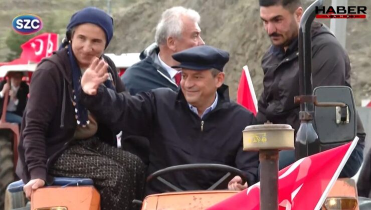 Özgür Özel traktörle mitinge gidiyor!