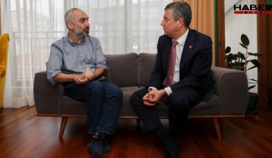 Özgür Özel'den Gazeteci İsmail Saymaz'a ziyaret