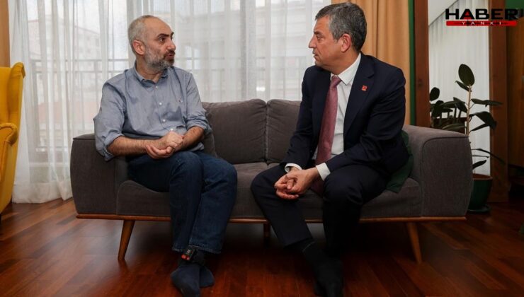 Özgür Özel'den Gazeteci İsmail Saymaz'a ziyaret