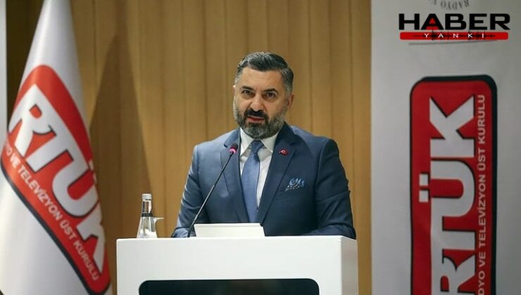 RTÜK Başkanı Şahin: 'A Haber için inceleme başlatıldı'