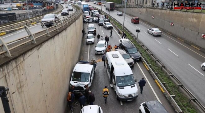 Trabzon'da zincirleme trafik kazasında 3 kişi yaralandı