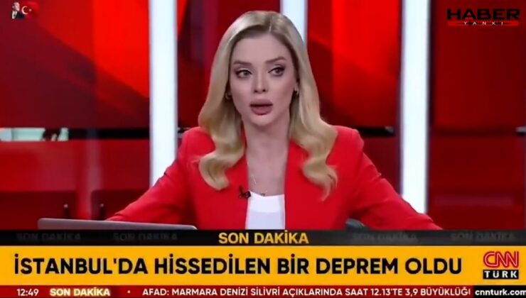 Ünlü spiker depreme canlı yayında yakalandı! Panik içinde annesine seslendi