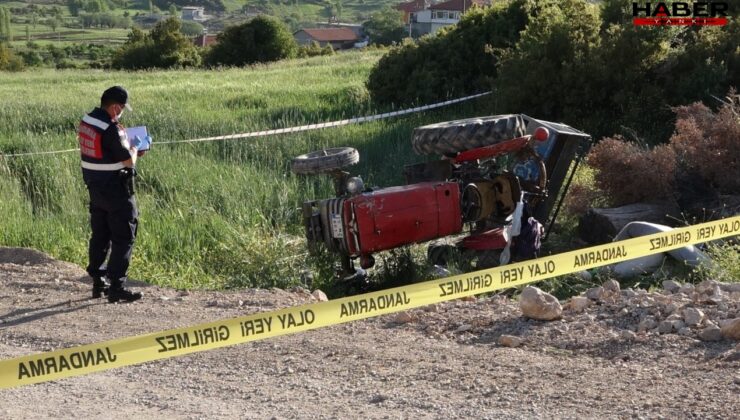 11 yaşındaki Edanur şarampole devrilen traktörde can verdi!