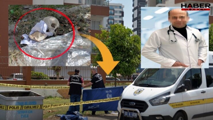 Adana'da akılalmaz olay: Çöpteki kafatasını doktorun eşi atmış