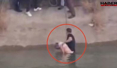 Adana'da sulama kanalında hareketsiz duran vatandaşlar kurtardı
