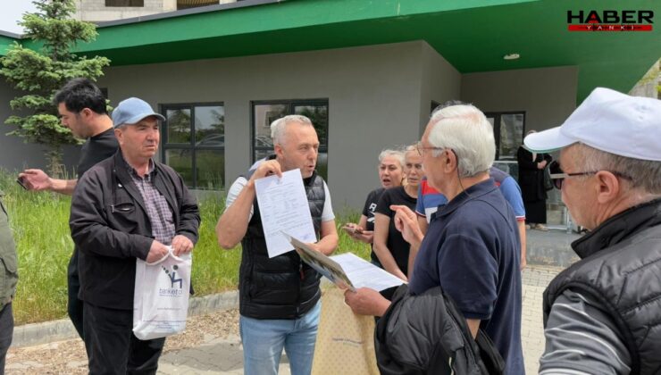 Ankara'da inşaat firması mağdurlarından eylem