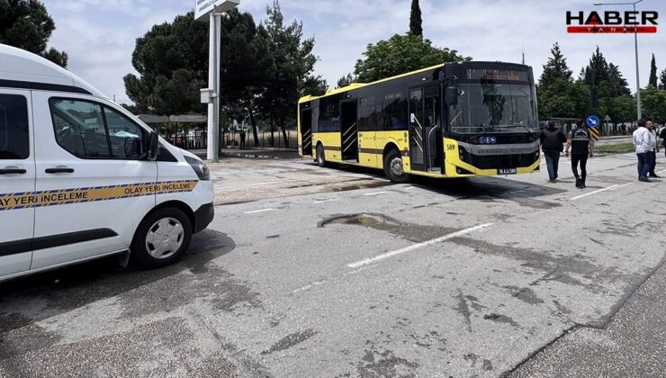 Belediye otobüsüyle çarpışan motosiklet sürücüsü hayatını kaybetti