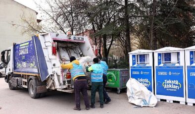 Çankaya’da Tekstil Kumbaralarıyla Sıfır Atığa Katkı