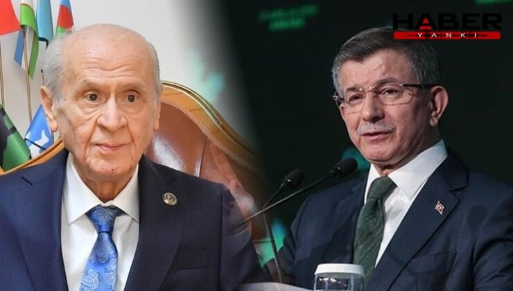 Davutoğlu, Bahçeli ile görüştü