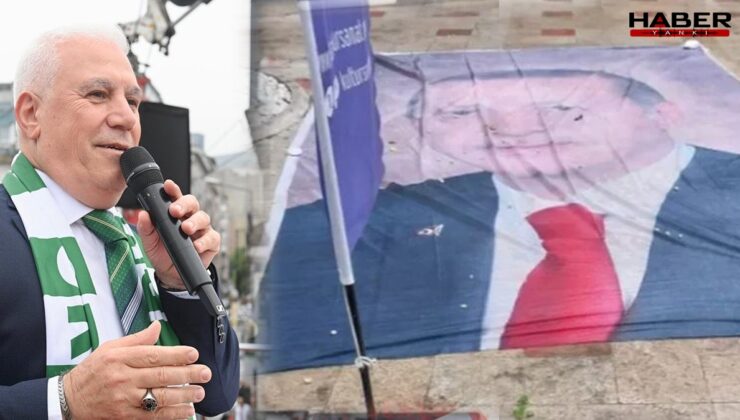 Erdoğan’ın posterinin yere serilmesine ilişkin CHP’li Başkandan açıklama: Tamamen kurgu bir olay