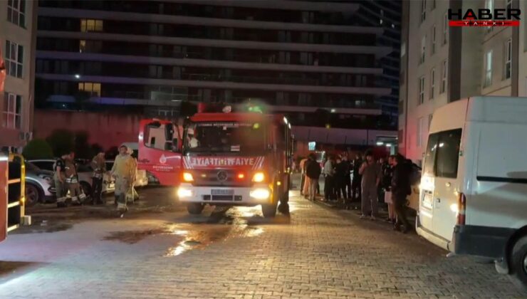 Evinde yangın çıkan kadın, 8 kattan atladı