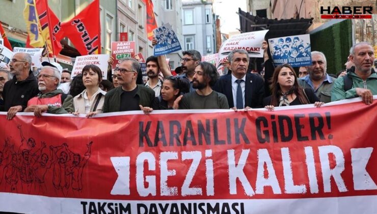 Gezi'nin 12. yılında yurttaşlar Taksim'de toplandı