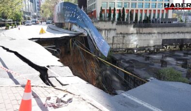 İBB'den Sarıyer'de çöken yola ilişkin açıklama
