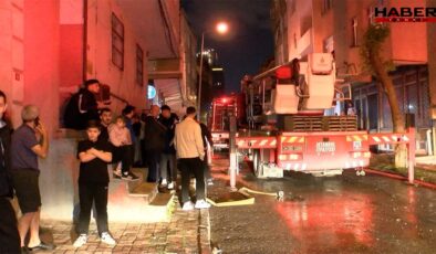İstanbul Küçükçekmece'de halkı sokağa döken yangın