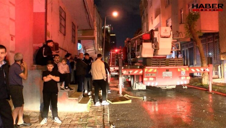 İstanbul Küçükçekmece'de halkı sokağa döken yangın