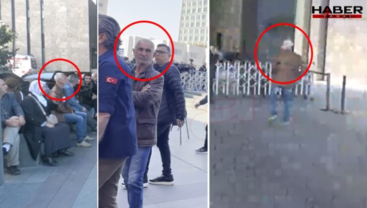 Özel'e saldıran Selçuk Tengioğlu canlı yayın kamerasına takılmış! Adım adım takip edip arkasında beklemiş…