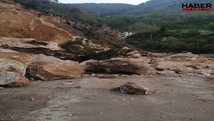 Son Dakika… Giresun'da heyelan! Kara yolu ulaşıma kapandı