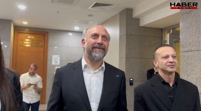 Son dakika… Halit Ergenç ve Rıza Kocaoğlu adliyeye geldi