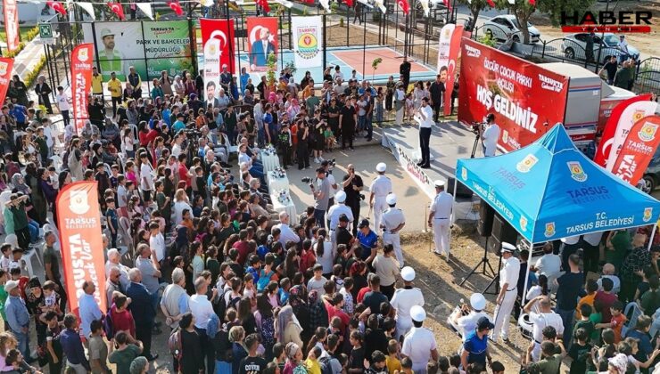 Tarsus’ta Özgür çocuk parkı açıldı