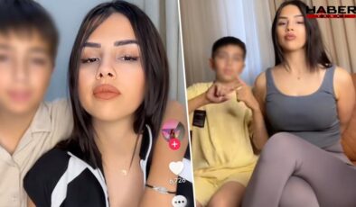 Tiktok fenomeninin oğluyla çektiği videolara tepki yağdı
