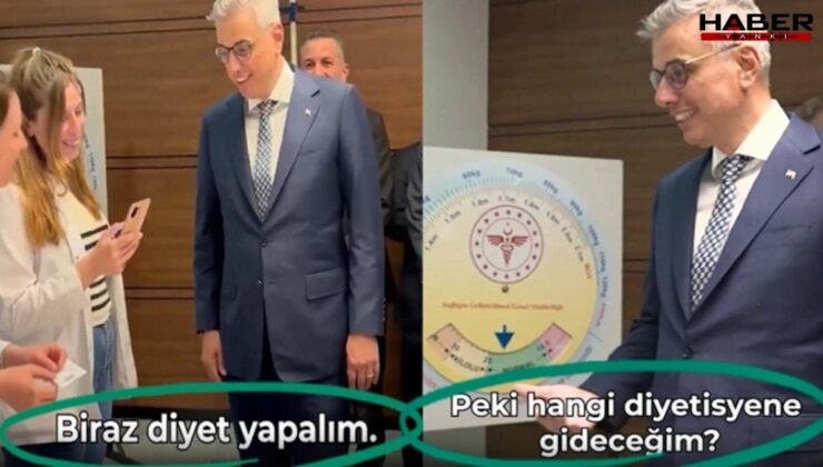 'Kilolu avı' yapan Bakanı diyetisyene yönlendirdiler
