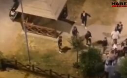 Ataşehir'de tekmeli yumruklu kavga! Polis zor ayırdı