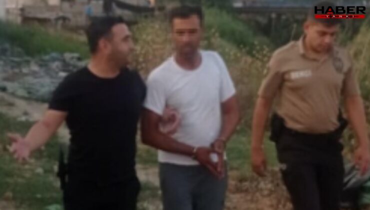 Aydın'da firari hükümlü, derede yakalandı