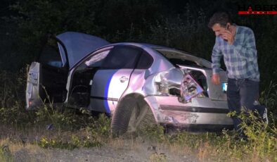 Bartın'da otomobil ile hafif ticari araç çarpıştı: 1'i ağır 8 yaralı