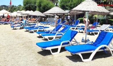 Bodrum’da şezlonglar boş kaldı
