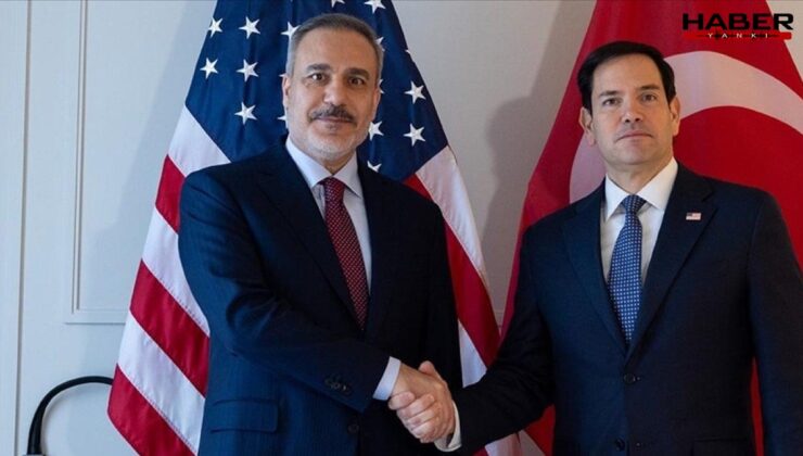 Dışişleri Bakanı Fidan ABD'li mevkidaşı Rubio ile görüştü