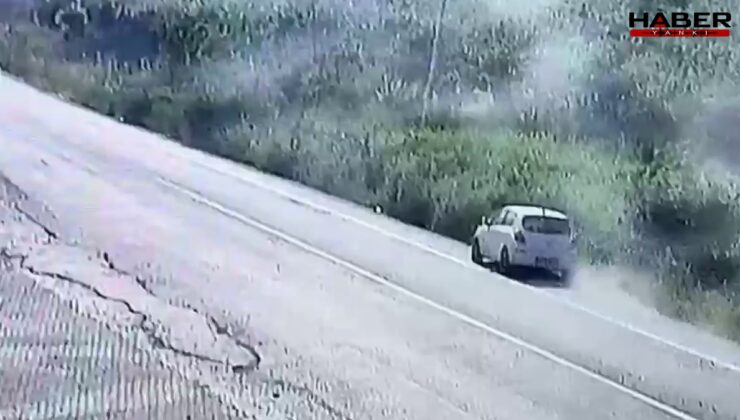 Düzce’nin otomobil fındık bahçesine devrildi