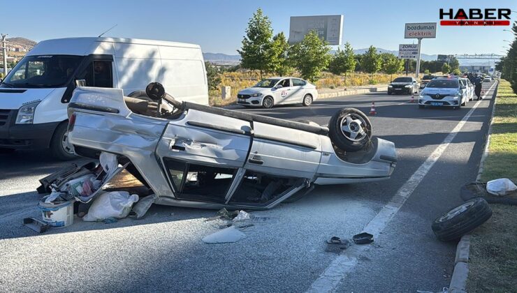 Elazığ’da beton mikseri ile otomobil çarpıştı: 4 yaralı