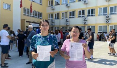 Fethiye’de anne-kız aynı sınavda ter döktü