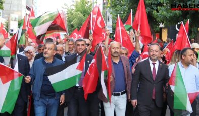Filistin için yürüyen Elazığ'a AKP ve MHP sırtını döndü!