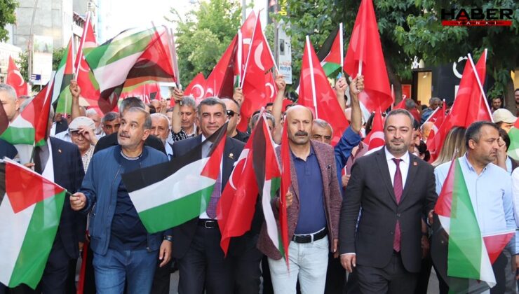 Filistin için yürüyen Elazığ'a AKP ve MHP sırtını döndü!