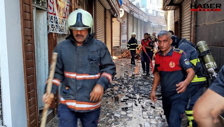 Havai fişek deposunda korkutan