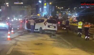 İstanbul'da zincirleme kaza: 1'i çocuk 5 yaralı