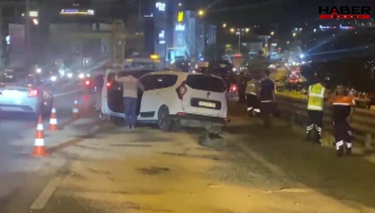 İstanbul'da zincirleme kaza: 1'i çocuk 5 yaralı