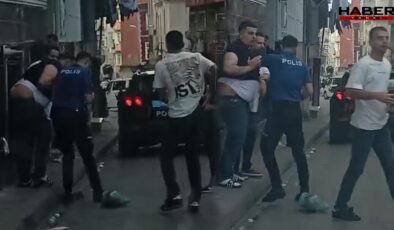 Kayınbirader kaldırım taşıyla yeğenine saldırdı